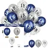 Conjunto de balões decorativos de festa com estampa de número de aniversário mais vendido internacional para decoração de cerimônia de 18º aniversário Balões