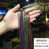 Cabelo trançado corda cor Hidden Braid sete cor corda de cabelo trança, trança, fita infantil cocar das mulheres trança suja trança, cabeça suja corda fita acessórios de cabelo