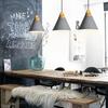 Lámpara nórdica macaron de madera creativa simple para comedor, lámpara colgante pequeña personalizada para comedor, bar, estudio, oficina, mesita de noche