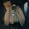 Jaqueta Detroit Vintage Masculina Outono Retro Americano Curta Roupa de Trabalho Jaqueta Vintage Cardigã com Lapela Top