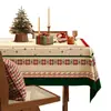 Toalha de Mesa de Natal com Atmosfera Festiva, Toalha de Mesa Estilo Ins Vermelha, À Prova d'Água e de Óleo, Toque de Luxo Leve e de Alta Qualidade, Toalha para Mesa de Centro, Toalha para Mesa de Jantar