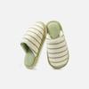 Pantufas de Algodão Listradas para Casal para Mulheres, Pantufas de Pelúcia Antiderrapantes para Casa de Inverno, Pantufas de Pelúcia Quentes para Casa de Inverno para Homens
