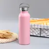 Taza térmica de acero inoxidable de gran capacidad personalizada estilo americano boca ancha olla de montañismo tetera deportiva portátil para exteriores impresión de LOGOTIPO