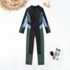 Traje de buceo transfronterizo para mujer, traje de surf de secado rápido, traje de snorkel, traje de medusas, traje de baño de manga larga con sombrilla, traje de baño playero para mujer.