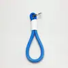 Cuerda de Mano Color Caramelo Celebridad de Internet Estilo Ins Malla de Hilo Colgante para Funda de Teléfono Móvil Lanyard para Bolso Llavero Tejido Marca de Moda Fuente