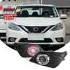 Adecuado para 16-17 18 Nuevo Sylphy Ensamblaje de Faros Antiniebla Delanteros, Lámpara de Parachoques Delantero, Lámpara Antiniebla, Especial para Retrofit y Modificación