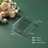 Caja Plástica Transparente Larga Ps para Empaque de Té y Almacenamiento de Póker, Forma Rectangular en Stock, Personalizable con Impresión de Logo