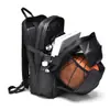 Mochila para Notebook, Mochila de Viagem Esportiva de Grande Capacidade com Separação Seca e Úmida, Mochila Multifuncional Expansível para Basquete