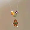 Otoño e Invierno Nuevo Árbol de Navidad Muñeco de Nieve Collar Gargantilla Diseño Versátil Suave Nicho Diseño Único Collar