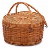 Cesta de piquenique de rattan transfronteiriça ins com armazenamento de louças adereços de foto passeio de primavera conjunto completo de cesta de piquenique de celebridade online
