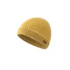 Gorro de Punto de Cachemira Pura para Hombre Otoño e Invierno Cálido para Exteriores Sombrero de Sandía de Moda Versátil Gorro de Lana