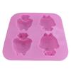 Molde de Silicona de 4 Piezas de Ardilla Chipmunk para Pastel, Molde para Jabón Hecho a Mano, Molde para Jabón de Proceso en Frío, Molde de Yeso para Aromaterapia DIY