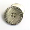 Botones de Aleación Metálica de Dos Agujeros y Cuatro Agujeros Cosidos a Mano Botones de Diamante de Dos Agujeros para Abrigo Cortavientos Cárdigan de Hombres y Mujeres Botones de Pedrería