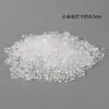Cubos de gelo transparentes em miniatura, cristais de gelo picado, partículas de gelo, acessórios para brincar de faz de conta, adereços de decoração de fotos DIY