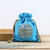 Bolsa de joyería para el Festival del Bote del Dragón bolsa de algodón y lino con cordón bolsita de hierbas aromáticas bolsa de brocado bolsa de juego bolsa vacía venta al por mayor