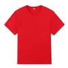 Camiseta de Algodón Peinado para Niños de Marca Moderna, Lisa, de Cuello Redondo y Manga Corta, para Primavera y Verano