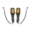 Luz de seta espinha de peixe 12V/48V moto seta sequencial retrofit LED luz diurna de seta