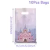 Bolsa de Regalo Portátil Transfronteriza Animales de la Selva Mariposa Sirena Bolsa de Regalo Bolsa de Empaque de Regalo para Fiesta de Cumpleaños Infantil