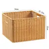 Cesta de almacenamiento de armario nórdico, caja de almacenamiento tejida, cesta organizadora simple para sala de estar, tejido de imitación de ratán