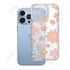 Estación independiente, funda de teléfono floral rosa suave y delicada para iPhone 17, una funda fresca y transparente, Apple 16, funda suave para mujer