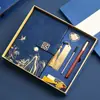 Caixa de Presente Conjunto de Cadernos Guochao Estilo Chinês Caderno A5 Livro de Atas Cultural e Criativo da Cidade Proibida Logo Personalizado