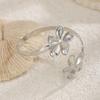 Pulsera Brazalete Nicho Transfronterizo Europeo y Americano Flor Viento Marino Estrella de Mar Sencilla Playa Viento Frío