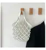 Estilo Coreano Personalizado 2026 Nuevo Modelo Malla Creativa Gran Capacidad Elegante Hueco Plegable Cubo Bolso de Hombro Tote para Mujer