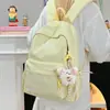 Mochila escolar estilo japonés para niñas, adecuada para estudiantes de tercero a sexto grado de primaria, versátil y simple, gran capacidad, mochila fresca y elegante para estudiantes de secundaria