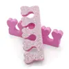 Separador de Dedos para Uñas de Pies Esponja de Eva Separador de Dedos de Pies y Manos Esponja Separadora de Dedos Herramienta de Aislamiento para Esmalte de Uñas Herramienta Auxiliar