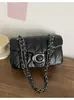 Bolso de axila baguette con puntada de diamante para mujer 2026 nuevo versátil cadena retro bandolera individual cruzada bolso de lujo ligero