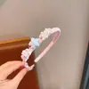 Diadema Infantil con Flequillo y Accesorios para el Cabello, Pinza Antideslizante de Tela Estilo Coreano para Niñas Pequeñas, Diadema para el Cabello para Niñas