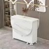 Mesa de Jantar Dobrável Simples Pequeno Apartamento Uso Doméstico Mesa de Jantar Extensível Mesa de Comer Móvel Para Quartos de Aluguel