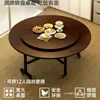 Mesa de jantar dobrável, mesa redonda para uso doméstico, mesa dobrável móvel, adequada para 20 pessoas, estilo novo, grande mesa de jantar redonda