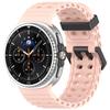 Correa Adecuada para Samsung Watch8/Galaxy Watch8 de Silicona Marina de Doble Fila de un Solo Color Transpirable