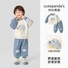 Conjunto de Panda Kaka para Niños Ropa para Niñas Ropa Infantil de Otoño Primavera y Otoño Conjunto de Dos Piezas para Bebé Ropa de Bebé de Moda