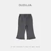 Pantalones de niña Dudu, pantalones acampanados para niños, pantalones de campana para bebé niña, pantalones largos nuevos de otoño, ropa infantil de moda para primavera y otoño de bebé