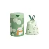 Bolsas de basura desechables Camellia con cordón sin lágrimas, cierre automático, manos limpias, engrosadas, bolsas de plástico portátiles para el hogar y la cocina