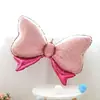 Nuevos globos pequeños de papel de aluminio de color sólido con forma de lazo de tamaño grande para decoraciones de fiesta de cumpleaños infantil para niñas