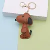 Pingente de Bolsa Fofo de Cachorrinho Snoopy Celebridade da Internet, Chaveiro de Carro Feminino, Ornamento Feito à Mão, Presente para Casal Venda por Atacado