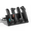 Soporte de Carga Switch2 4 en 1 con Base de Carga Magnética para Controladores Izquierdo y Derecho, Cargador de Controladores Ns2