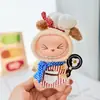 Solo ropa] la primera y segunda generación Labubu muñeco tela tela colgante correa falda sentada fiesta ángel lazo adorable