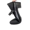 Zapatos plataforma cheongsam negros impermeables para mujer, nuevo modelo otoño 2026, zapatos de trabajo de tacón medio, zapatos de cuero profesionales para mujer de una sola tira