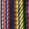 Nova Corda Redonda Preta com Pontos Pretos de Poliéster Grosso 5mm Paracord para Moletom, Calça, Chapéu, Cadarços, Cordão de Bolsa DIY