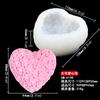 Día de San Valentín Amor Flor Hortensia Pastel de Mousse Molde de Azúcar Plegado Patrón Tejido Amor Vela de Aromaterapia Molde de Silicona
