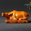 Venta al por mayor de vaca de Wall Street, adorno de vaca de cerámica, artesanías para el hogar y la sala de estar, vaca amarilla, vaca roja, buey del zodiaco de cerámica Tang Sancai