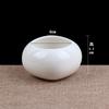 Macetas para Suculentas Macetas de Cerámica para Suculentas Macetas de Porcelana Blanca Macetas Simples Hechas a Mano Plantas Suculentas Flores Pequeñas Huaishai