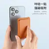 Cambia libremente entre pantallas horizontales y verticales, soporte de soporte de tarjetero magnético MagSafe, soporte magnético, clip trasero de PU para teléfono con almacenamiento de tarjetas