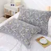 Toalla de almohada de algodón de gasa gruesa de ocho capas 52 cm * 78 cm suave toalla de almohada para pareja de caramelo toalla de almohada de dibujos animados cama