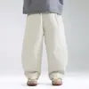 Valle del Viento 2026 Otoño Nuevo Estilo Coreano Versátil Pantalones Casuales de Color Sólido para Niños y Niñas, Pantalones Holgados de Pierna Recta para Primavera y Otoño