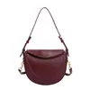Bolso tipo Silla de Montar Vintage para Mujer 2026 Nuevo Diseño de Nicho Bolso Cruzado con un Toque de Alta Gama, Versátil y de Moda Bolso de Media Luna